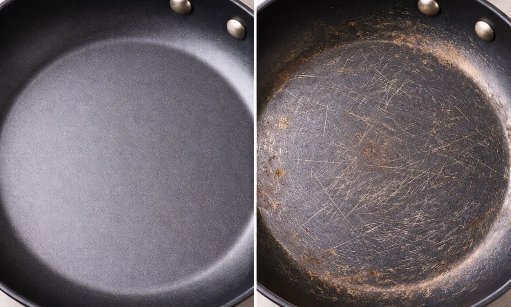 How non stick cookware coatings wear over time
