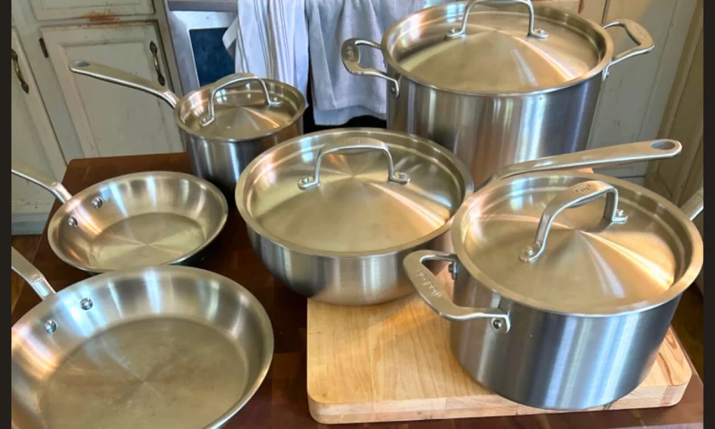 Made In 10-Piece 5-Ply Stainless Steel Cookware Set